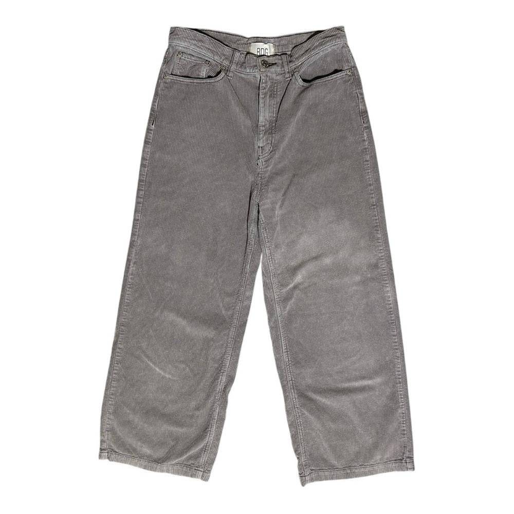BDG Gray Wide Leg Corduroy Pants